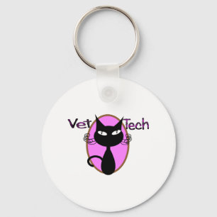 Vet Tech Gifts "Schattig katteontwerp" Sleutelhanger