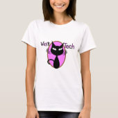 Vet Tech Gifts "Schattig katteontwerp" T-shirt (Voorkant)