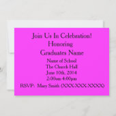 Vet Tech Graduation Invitations Polka Dots Kaart (Achterkant)