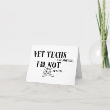 Vet tech Humor: Vet Techs zijn Geweldige BLANK Kaa
