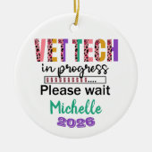 Vet Tech In Ontwikkeling Keramisch Ornament (Voorkant)