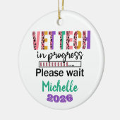 Vet Tech In Ontwikkeling Keramisch Ornament (Links)