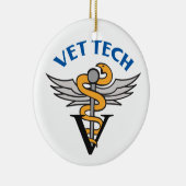 Vet Tech Keramisch Ornament (Rechts)