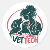 Vet Tech Liefde Sticker (Voorkant)