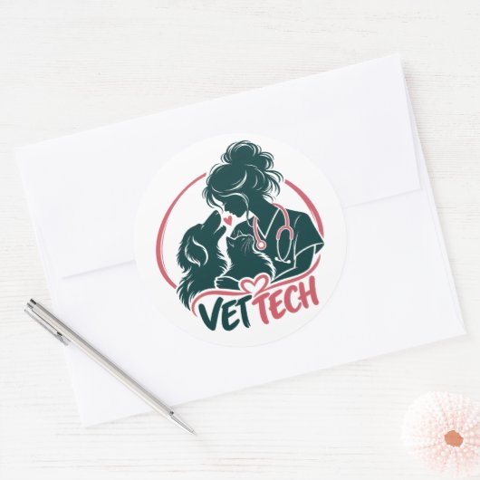 Vet Tech Liefde Sticker (Envelop)