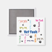Vet Tech Magnet (Voorkant / Achterkant)