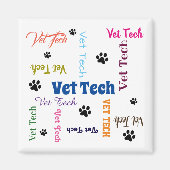 Vet Tech Magnet (Voorkant)