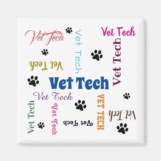 Vet Tech Magnet (Voorkant)