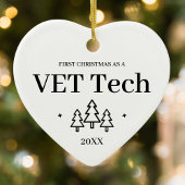 VET Tech Nieuwe baan Kerstmis Keramisch Ornament