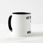 VET TECH NINJA COFFEE MUGS MOK (Voorkant links)