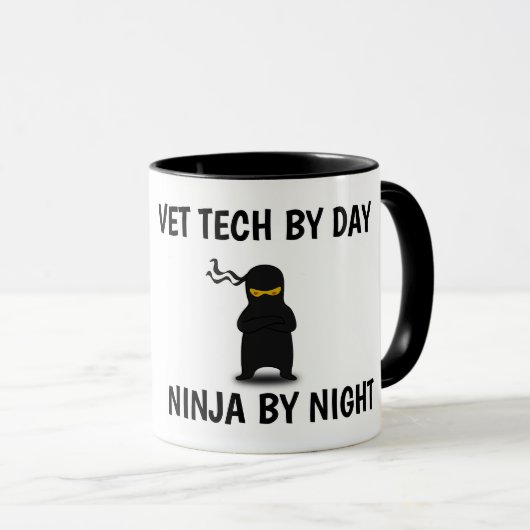 VET TECH NINJA COFFEE MUGS MOK (Voorkant rechts)