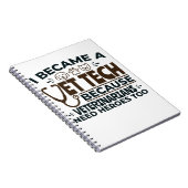 Vet Tech omdat dierenartsen ook helden nodig hebbe Notitieboek (Rechterzijde)