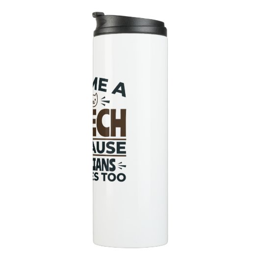 Vet Tech omdat dierenartsen ook helden nodig hebbe Thermosbeker (Geroteerd rechts)