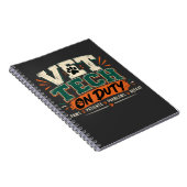 Vet Tech Op Dienst Notitieboek (Rechterzijde)