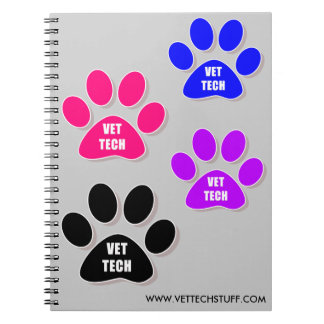 VET TECH PAW NOTEBOOK NOTITIEBOEK