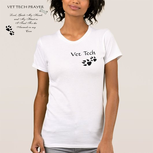 Vet Tech Prayer T-shirt