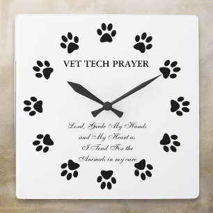 Vet Tech Prayer Wall klok