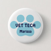 Vet Tech Ronde Button 5,7 Cm (Voorkant)