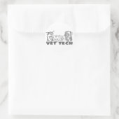 Vet Tech Ronde Sticker (Tas)
