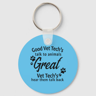 Vet Tech Sleutelhanger Gift