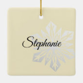 Vet Tech Stethoscoop Hart Vakantie Keramisch Ornament (Achterkant)