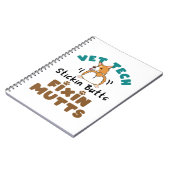 Vet Tech Stickin' Butts and Fixin' Mutts Notitieboek (Linkerzijde)