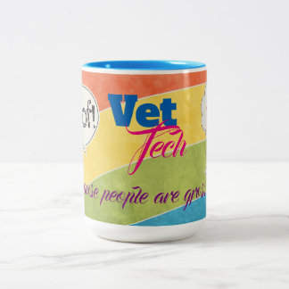 Vet Tech Tweekleurige Koffiemok