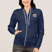 Vet Tech Valentijnshart Zip Hoodie (Voorkant)