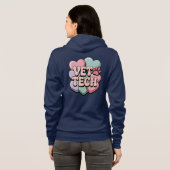 Vet Tech Valentijnshart Zip Hoodie (Achterkant volledig)