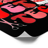 Vet Tech Valentines Day Veterinary Vet Student Vet Poster (Hoek)