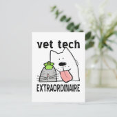 vet+tech vet+tech+giften vet+tech+versnelling vete briefkaart (Staand voorkant)