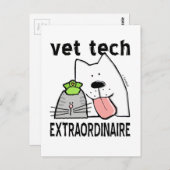 vet+tech vet+tech+giften vet+tech+versnelling vete briefkaart (Voorkant / Achterkant)