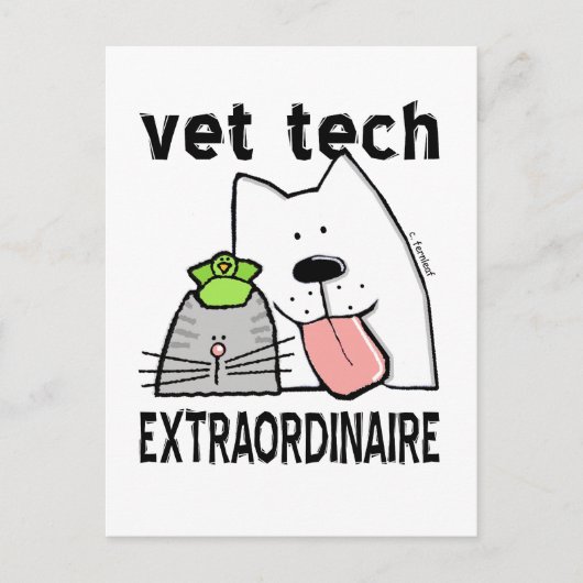 vet+tech vet+tech+giften vet+tech+versnelling vete briefkaart (Voorkant)
