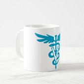 Vet Tech - Veterinair Symbool Koffiemok (Voorkant links)