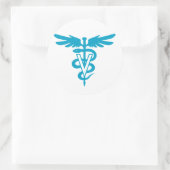 Vet Tech - veterinair symbool Ronde Sticker (Tas)