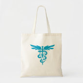 Vet Tech - Veterinair Symbool Tote Bag (Voorkant)