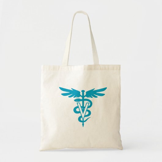 Vet Tech - Veterinair Symbool Tote Bag (Voorkant)