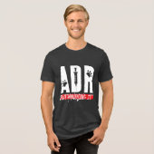 Vet Tech Veterinarian ADR. Tri-Blend Shirt (Voorkant volledig)