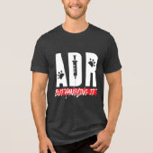 Vet Tech Veterinarian ADR. Tri-Blend Shirt (Voorkant)