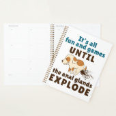 Vet Tech Veterinarian Anal Glands Explode Planner (Display)
