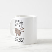 Vet Tech Veterinarian Anal Glands Explode Vet Tech Koffiemok (Voorkant links)