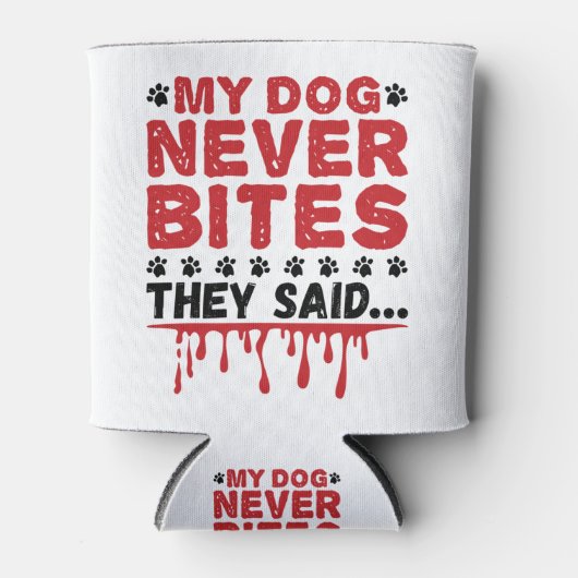 Vet Tech Veterinary My Dog laat ze nooit zien Blikjeskoeler (Voorkant)