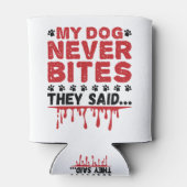 Vet Tech Veterinary My Dog laat ze nooit zien Blikjeskoeler (Achterkant)