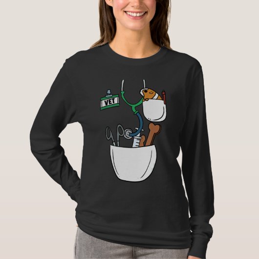 Vet Tech Veterinary Veterinarian T-shirt (Voorkant)