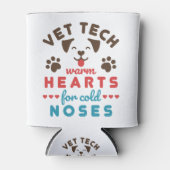 Vet Tech Warm Hearts for Cold Noses Blikjeskoeler (Voorkant)