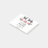 Vet Tech Week Heldere Bureaubladherinnering Post-it® Notes (Schuin)