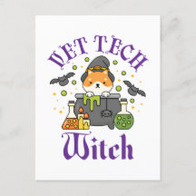 Vet Tech Witch Veterinary Technicier Halloween