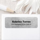 Vet Tekst Stijl Grijs Modern Professioneel Elegant Etiket (Insitu)