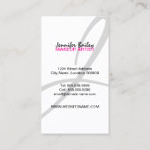 Vet Tekstmakreel Visitekaartje (Achterkant)