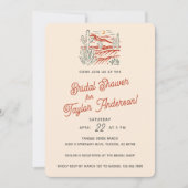 Vet Terracotta Cactus Desert Vrijgezellenfeest Kaart (Voorkant)